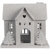 Clayre & Eef Dekoracja Dom 26x17x24 cm Szara