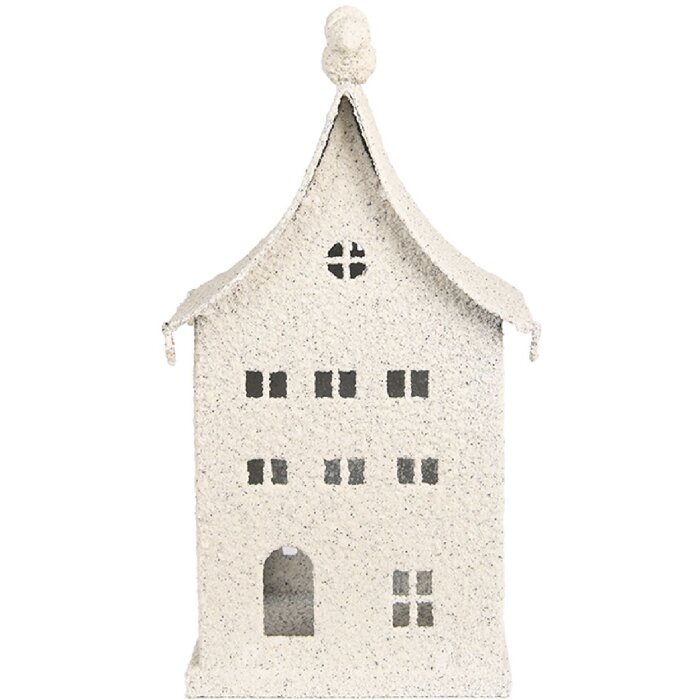 Clayre & Eef 6Y5934 Dom Dekoracyjny 14x15x28 cm Beżowy