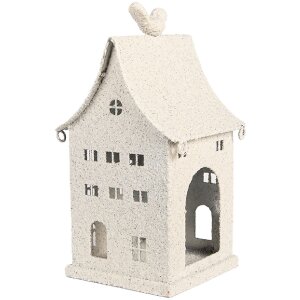 Clayre & Eef 6Y5934 Dom Dekoracyjny 14x15x28 cm Beżowy