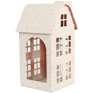 Clayre & Eef Dekoracja Dom 14x14x26 cm Beżowa