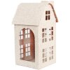Clayre & Eef Dekoracja Dom 14x14x26 cm Beżowa