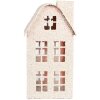 Clayre & Eef Dekoracja Dom 14x14x26 cm Beżowa