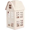 Clayre & Eef Dekoracja Dom 14x14x26 cm Beżowa