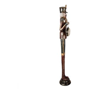 Clayre & Eef 5PR0173 Dekoracja Boże Narodzenie – Orzech Łamacz 10x10x66 cm