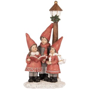 Clayre & Eef Figurka Świąteczna Chór 11x8x21 cm