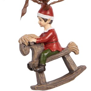 Clayre & Eef Zawieszka Dziecko na Huśtawce 7x3x9 cm