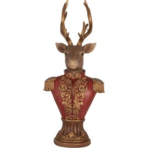 Clayre & Eef Popiersie Jelenia 16x14x36 cm