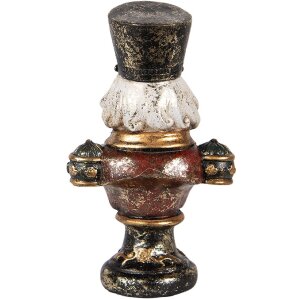 Clayre & Eef Figurka Łamacz Orzechów 9x6x15 cm Czerwona