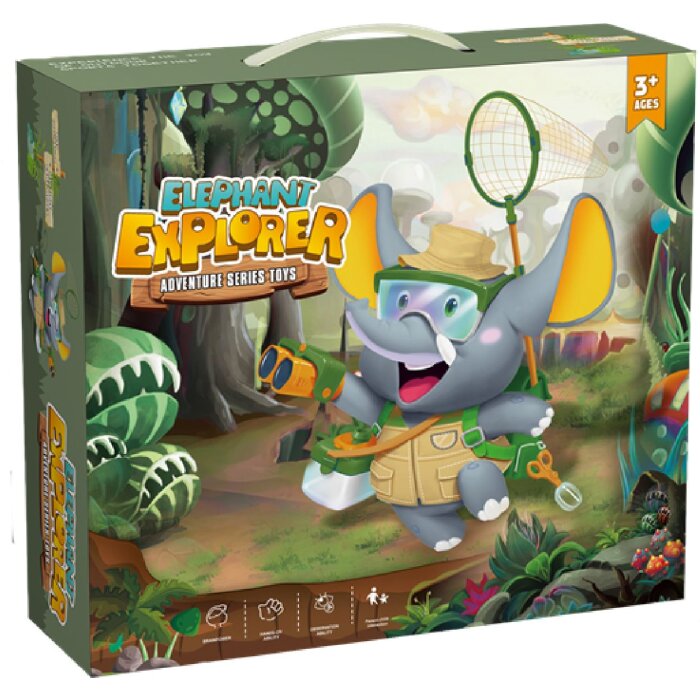 Zestaw Eksploratora Byomic Kids – 28-częściowy pomarańczowy