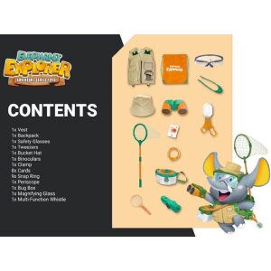 Zestaw Eksploratora Byomic Kids – 28-częściowy...