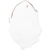 Clayre & Eef Święty Mikołaj 32x9x45 cm – Dekoracja wisząca