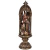 Clayre & Eef 6PR5702 Kompozycja Świąteczna Ø 14x43 cm Złoto-Brąz