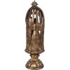 Clayre & Eef 6PR5702 Kompozycja Świąteczna Ø 14x43 cm Złoto-Brąz