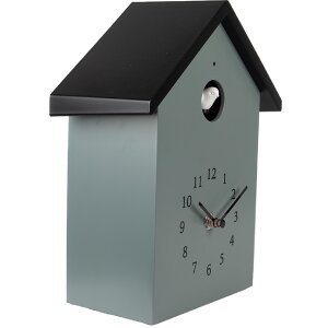 Clayre & Eef 6KL0838GR Zegar Ścienny 20x10x26 cm Zielony