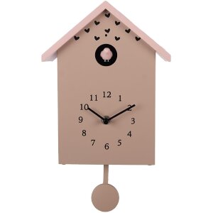 Clayre & Eef 6KL0840 Zegar Ścienny 20x10x26 cm 3xAA