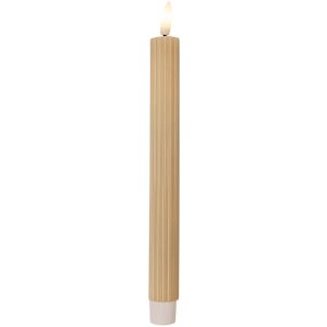Clayre & Eef Zestaw 2 Świec LED Beżowych 2x25 cm