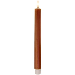 Clayre & Eef Zestaw 2 Świec LED Brąz 2x25 cm