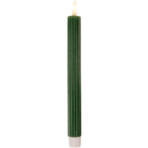 Clayre & Eef Zestaw 2 Świec LED Zielonych 2x25 cm