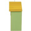 Clayre & Eef Domek dla ptaków 15x10x22 cm Zielony i Żółty