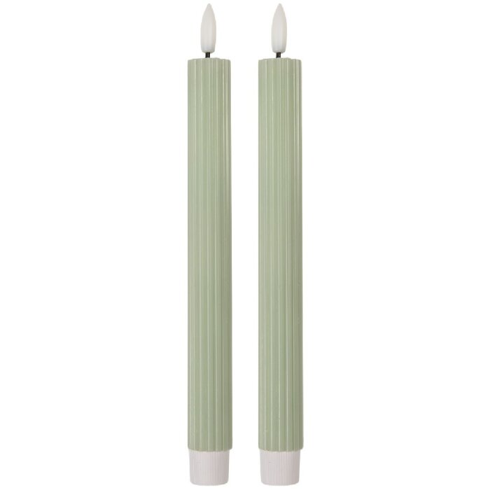 Clayre & Eef Zestaw 2 Świec LED Ø 2x25 cm