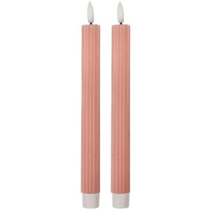 Clayre & Eef Zestaw 2 Świec LED Rosa 2x25 cm