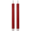 Clayre & Eef Zestaw 2 Świeczniki LED Różowe 2x25 cm