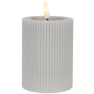 Clayre & Eef Świeczka LED Ø 8x13 cm 2xAA