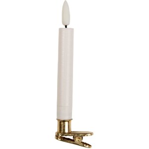 Clayre & Eef Zestaw 10 Świec LED 2x14 cm Białe