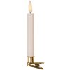 Clayre & Eef Zestaw 10 Świec LED 2x14 cm Białe