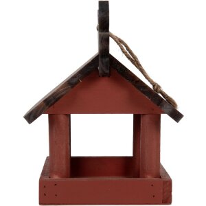 Clayre & Eef Dom dla ptaków 17x25x21 cm Rot Braun