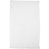 Clayre & Eef CT036 Ręcznik gościnny biały z czarnym wzorem 40x66 cm