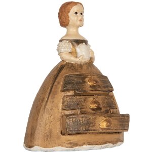 Clayre & Eef Pudełko na biżuterię Kobieta 16x11x20 cm