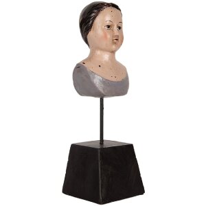 Clayre & Eef Biusta Kobieta 11x11x34 cm Beżowo-Brązowa