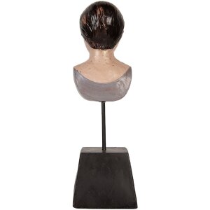 Clayre & Eef Biusta Kobieta 11x11x34 cm Beżowo-Brązowa