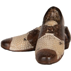 Clayre & Eef Dekoracja Buty 12x11x8 cm Brąz