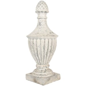 Clayre & Eef 5MG0065 Ozdoba Dekoracyjna Beżowo-Szara 26x26x64 cm