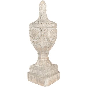 Clayre & Eef 5MG0066 Dekoracja Ornament Beżowy 25x25x75 cm
