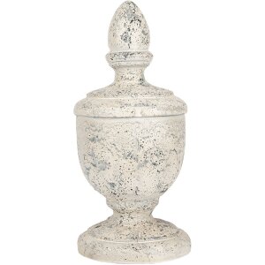 Clayre & Eef 5MG0067 Dekoracja Ornament Beżowo-Szary 22x48 cm