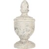 Clayre & Eef 5MG0067 Dekoracja Ornament Beżowo-Szary 22x48 cm