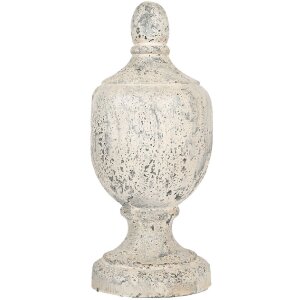 Clayre & Eef Ornament Barokowy Beżowo-Szary 19x45 cm