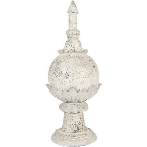 Clayre & Eef Ozdoba Dekoracyjna Beżowo-Szara 24x61 cm