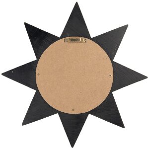 Clayre & Eef Lustro Ścienne Ø 27x2 cm Brąz