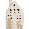 Clayre & Eef Domek Dekoracyjny LED 6x5x10 cm