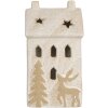 Clayre & Eef Dom z LED 10x9x18 cm - Dekoracja Świąteczna