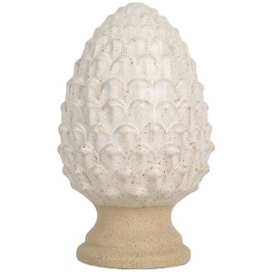 Clayre & Eef Szyszka Ceramiczna Beżowa 9x15 cm
