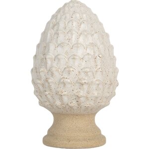 Clayre & Eef Szyszka Ceramiczna Beżowa 9x15 cm