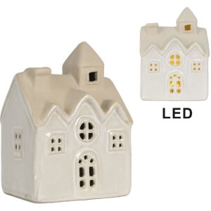Clayre & Eef 6CE2180 Dekoracja Dom z LED 9x6x12 cm