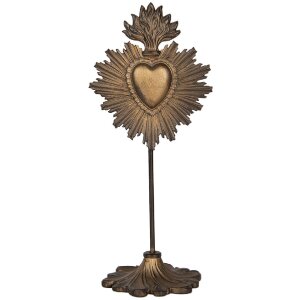 Clayre & Eef 6PR5292 Ornament Dekoracyjny 10x8x23 cm Złoto-Brąz