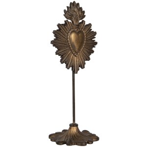 Clayre & Eef 6PR5292 Ornament Dekoracyjny 10x8x23 cm Złoto-Brąz