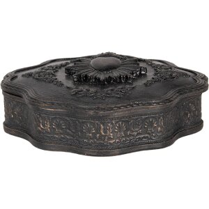 Clayre & Eef Pudełko na biżuterię 12x11x4 cm Polyresin